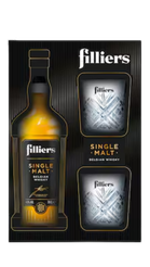 Filliers Whisky Bourbon Cask (70cl + 2 glazen)
